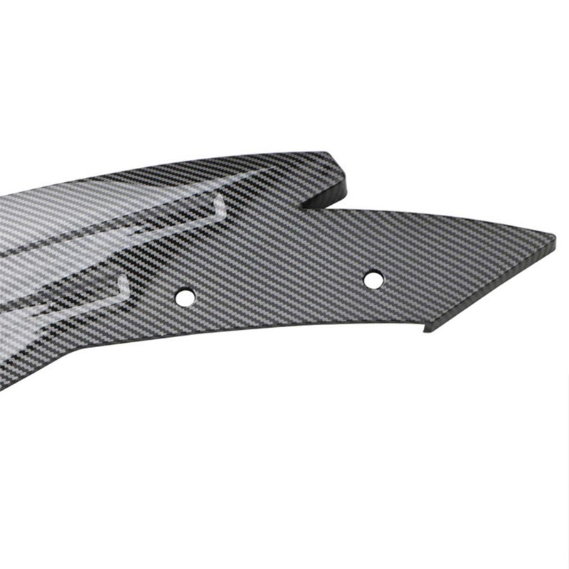 idain 2PCS Universal Rear Bumper Lip Diffuser Splitter Canard Protector Front Bumper Lip Body Kit Front Bumper Side Skirt Spoiler Splitter (Carbon Fiber) - Image 3